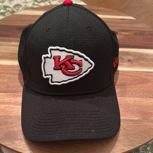 New Era Black and Red Kansas City Chiefs Hat